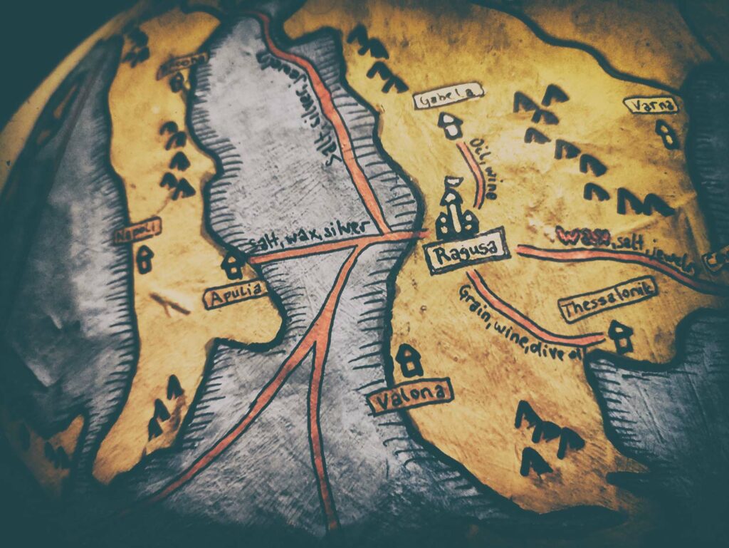 Details inside the Treasure of Dubrovnik Escape Room