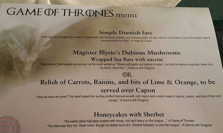 Try the Game of Thrones inspired menu in Dubrovnik’s restaurant Kopun
