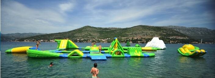 Aqua park on Copacabana must be on your list if visiting Dubrovnik with kids